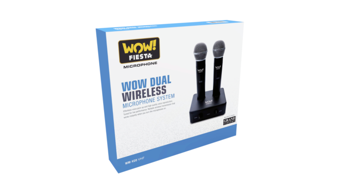 WOW! Dual Wireless Microphone System WM-V20