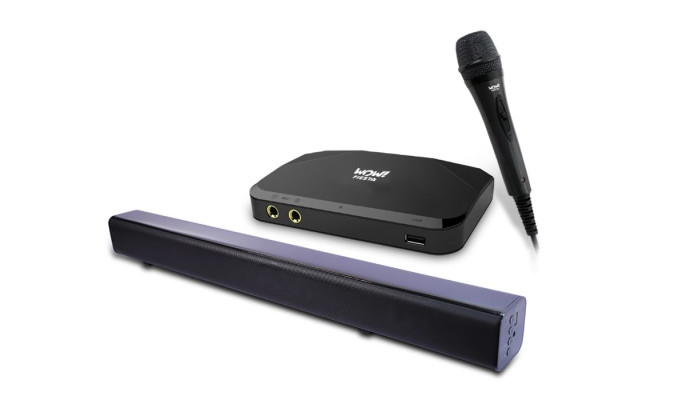 WOW! Fiesta Melody 10 Mini Wired Videoke with WOW! MyJam Soundbar